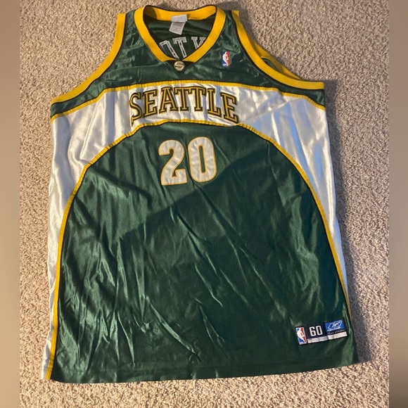 Vintage Authentic Gary Payton Seattle SuperSonics Road Jersey